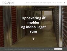 Tablet Screenshot of clann.dk